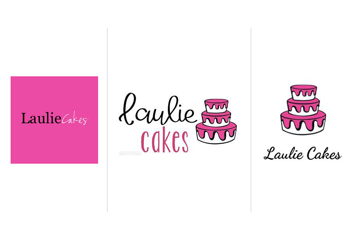 Laulie Cakes: Original Logos